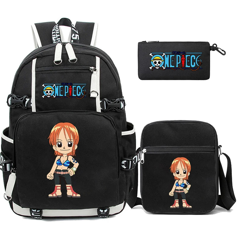 Sac à dos anime One Piece - 3 pcs