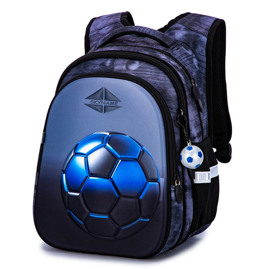 Sac à dos de football ou d'astronaute avec motif 3D