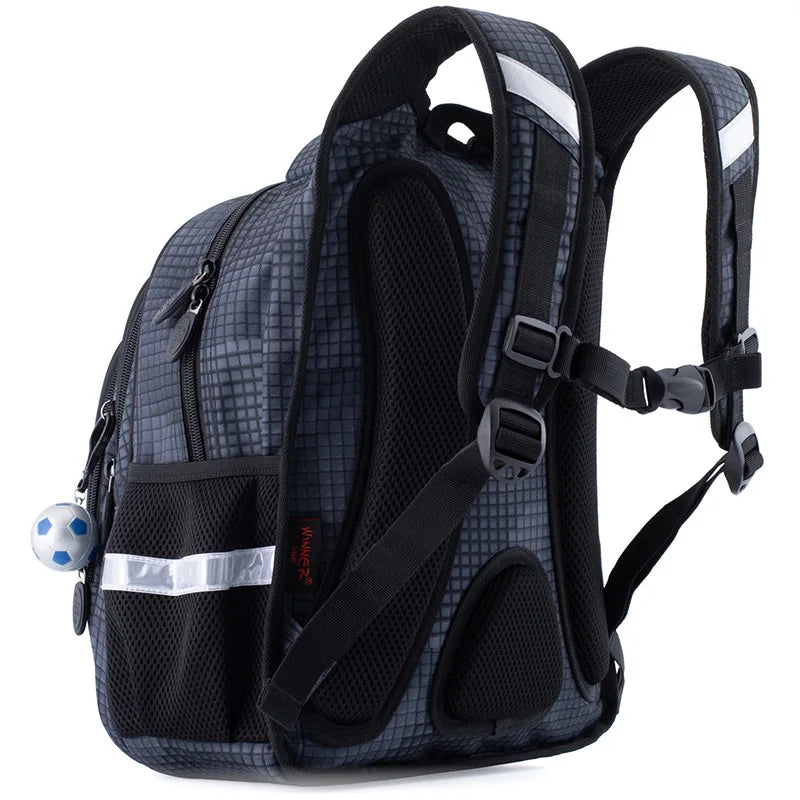 Sac à dos de football ou d'astronaute avec motif 3D; dos