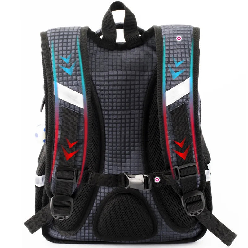 Sac à dos de football ou d'astronaute avec motif 3D bretelles