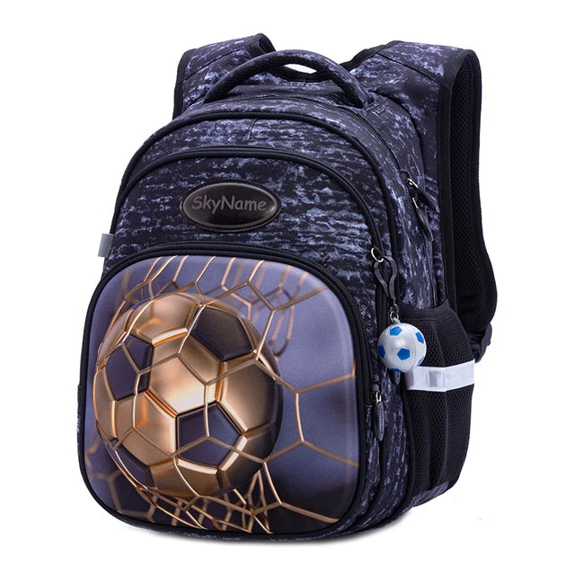 Sac à dos de football ou d'astronaute avec motif 3D but