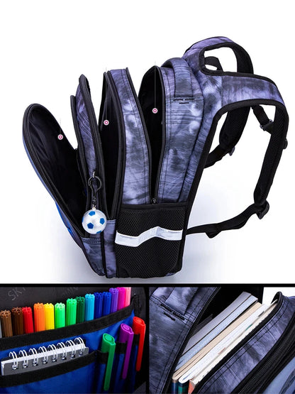 Sac à dos de football ou d'astronaute avec motif 3D espace
