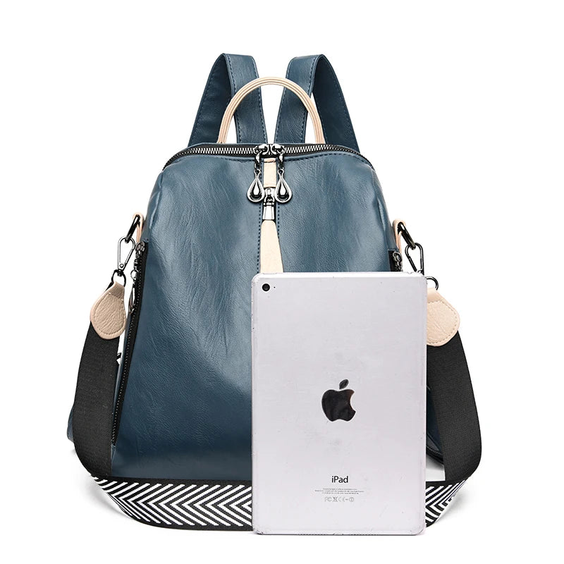 Sac à dos de mode femme sac à dos en cuir souple femmes sac à bandoulière dames sac à dos de voyage grande capacité sac à dos pour fille