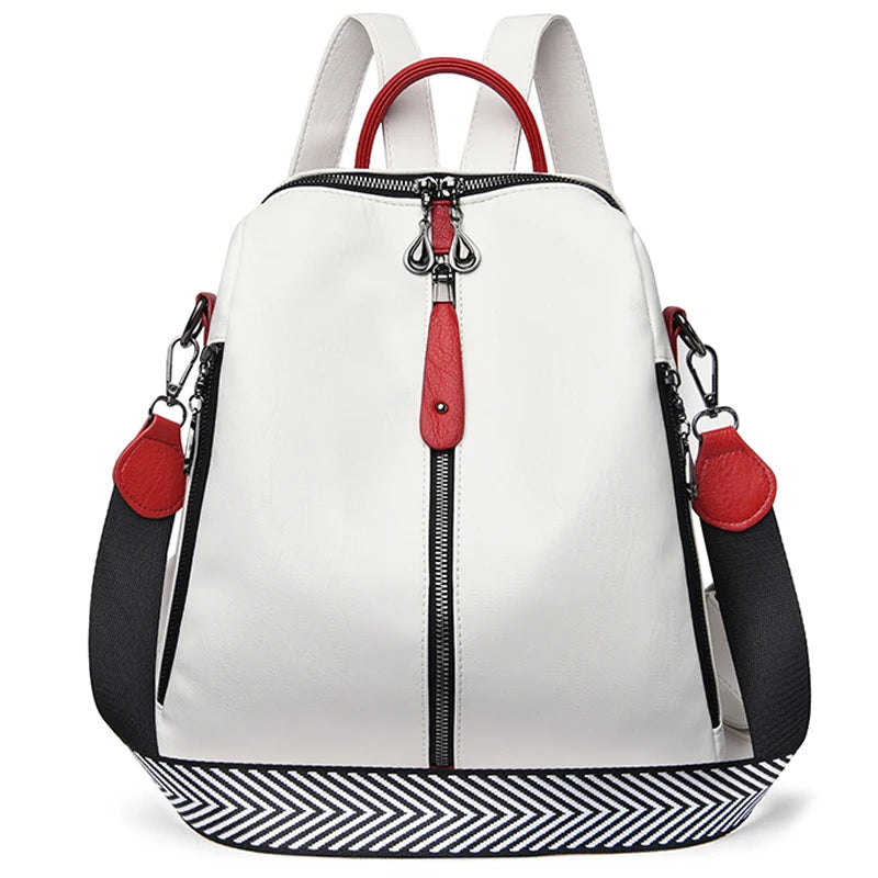 Sac à dos de mode femme sac à dos en cuir souple femmes sac à bandoulière dames sac à dos de voyage grande capacité sac à dos pour fille