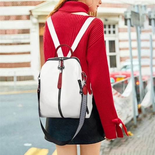Sac à dos de mode femme sac à dos en cuir souple femmes sac à bandoulière dames sac à dos de voyage grande capacité sac à dos pour fille