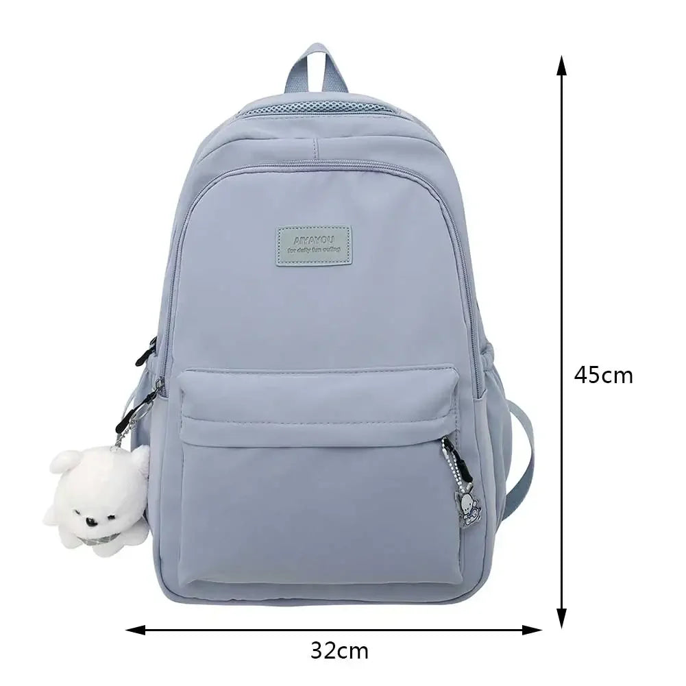 Sac à dos esthétique japonais pour filles, sacs d'école mignons pour étudiants, adolescentes, poches, sac à dos pour ordinateur portable Kawaii pour femmes, Harajuku Mochila