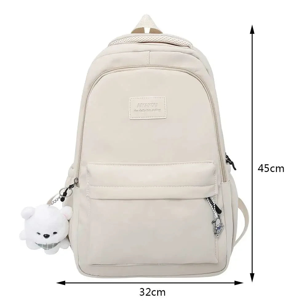 Sac à dos esthétique japonais pour filles, sacs d'école mignons pour étudiants, adolescentes, poches, sac à dos pour ordinateur portable Kawaii pour femmes, Harajuku Mochila