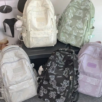 Sac à dos haut pour filles, cartable léger et de grande capacité pour collégiens et lycéens, sac à dos décontracté