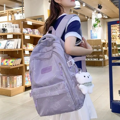 Sac à dos haut pour filles, cartable léger et de grande capacité pour collégiens et lycéens, sac à dos décontracté