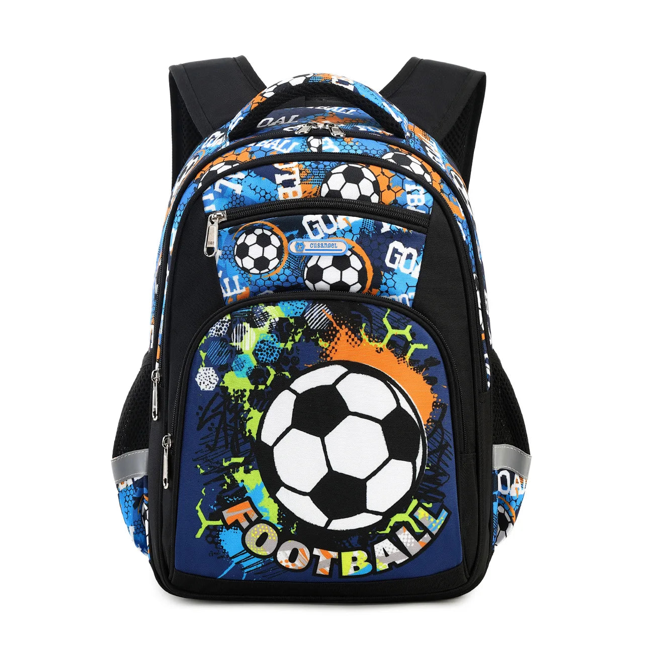 Sac à dos imprimé Football pour enfants et adolescents, cartable de voyage pour garçons