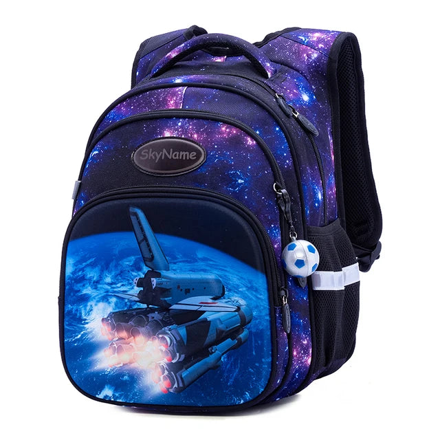 Sac à dos orthopédique 3D dessin animé, SpaceX