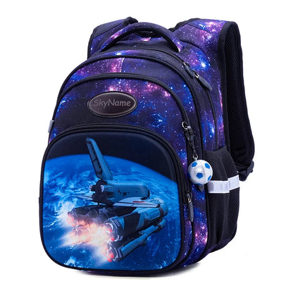 Sac à dos orthopédique 3D dessin animé, SpaceX