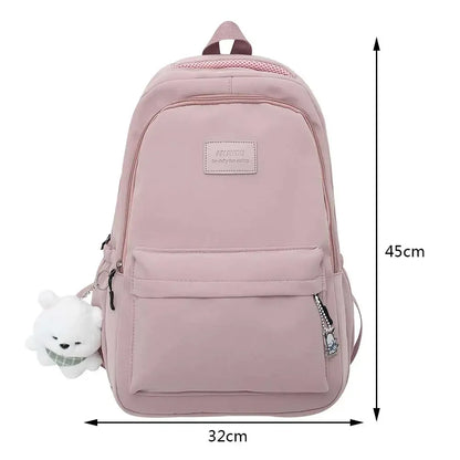 Sac à dos esthétique japonais pour filles, sacs d'école mignons pour étudiants, adolescentes, poches, sac à dos pour ordinateur portable Kawaii pour femmes, Harajuku Mochila