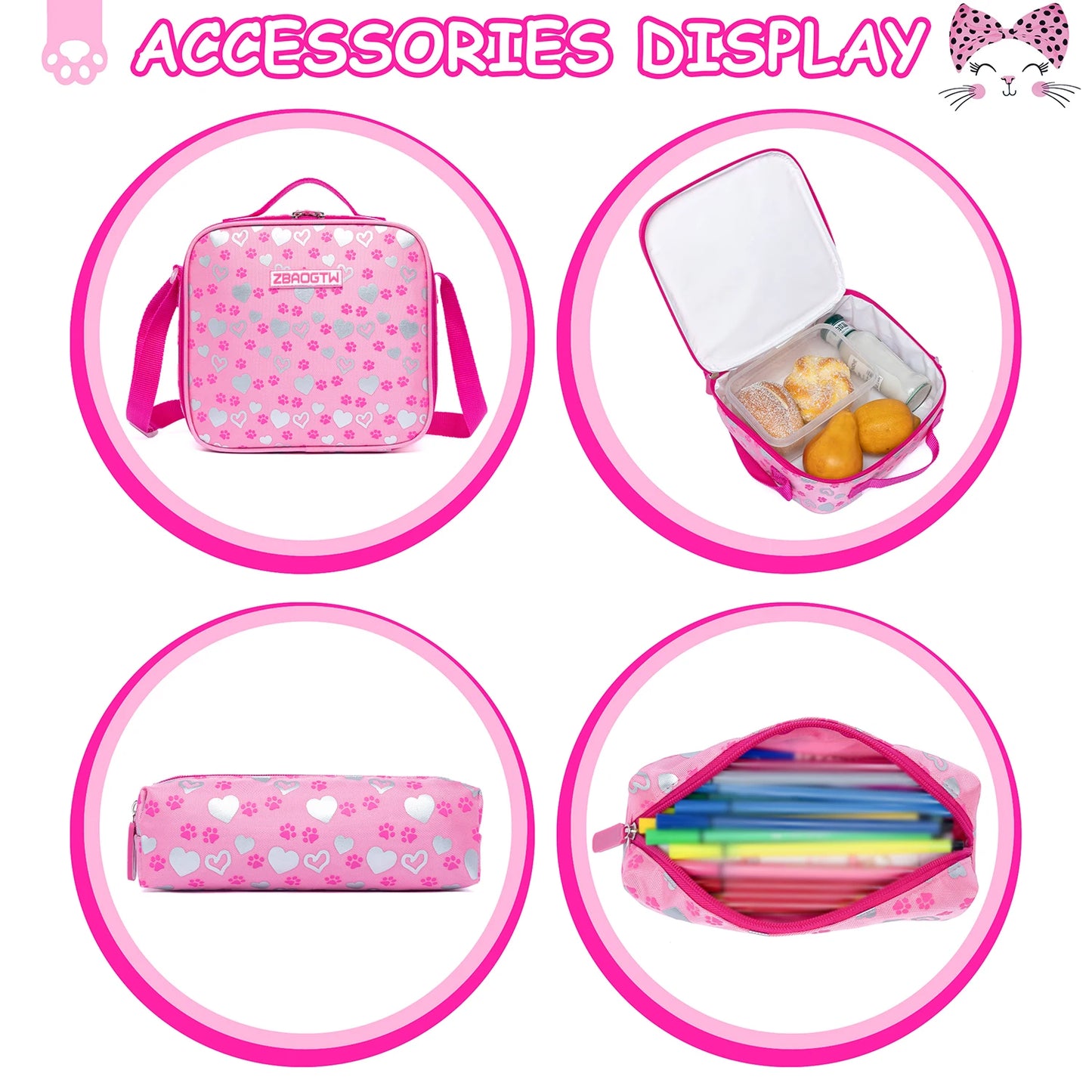 Rolling backpack for elementary school students