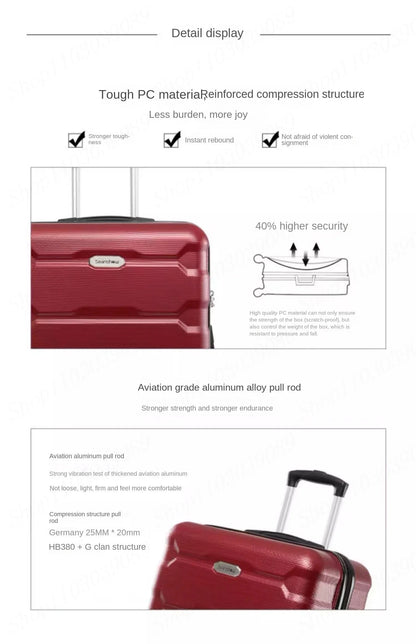 Large Capacity Rolling Luggage Set