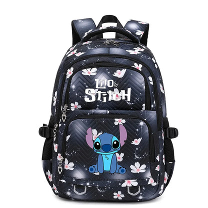 Sac à Dos Étanche Disney CAN o Stitch pour Femme, Cartable de Voyage pour Adolescentes noir