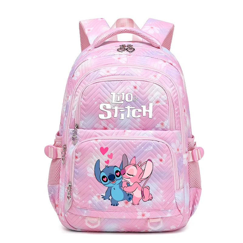 Sac à Dos Étanche Disney CAN o Stitch pour Femme, Cartable de Voyage pour Adolescentes