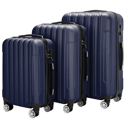 Ensemble de 3 valises à roulettes de voyage avec serrure