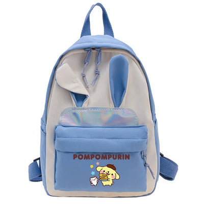 Pompompurin sac à dos d'école orthopédique avec oreilles de lapin