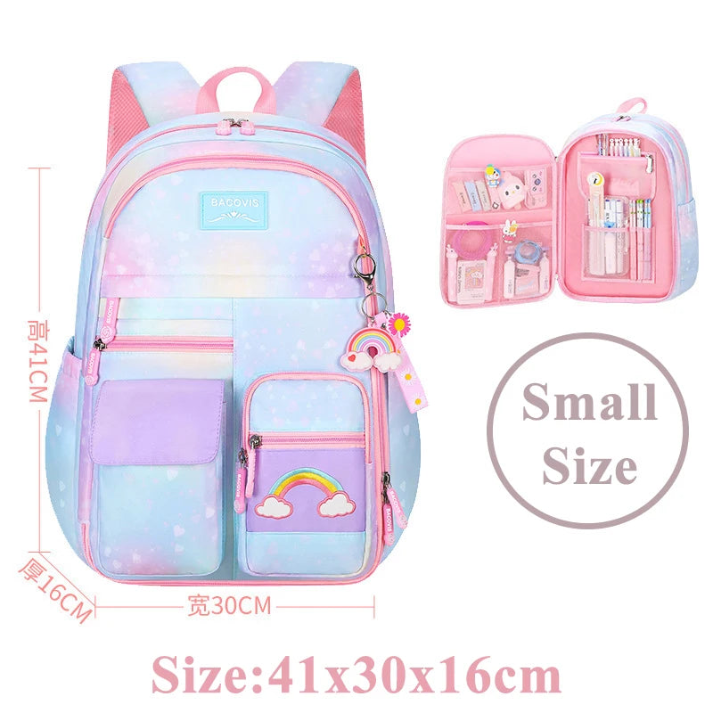 Sac à dos rose de grande capacité pour fille, Nouvelle mode