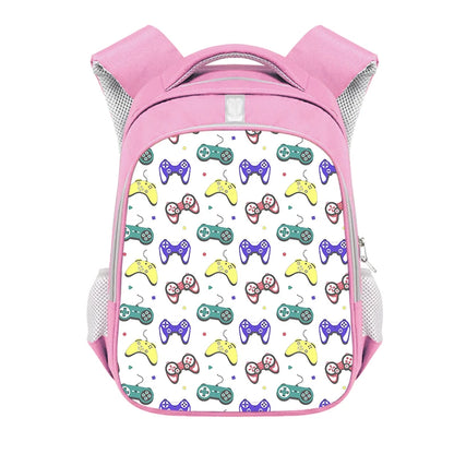 Sac à dos imprimé manettes de jeu drôles, contrôleur de jeu vidéo, sac d'école pour adolescents, sac à dos pour ordinateur portable Gamer, sacs de livre pour enfants, cadeau