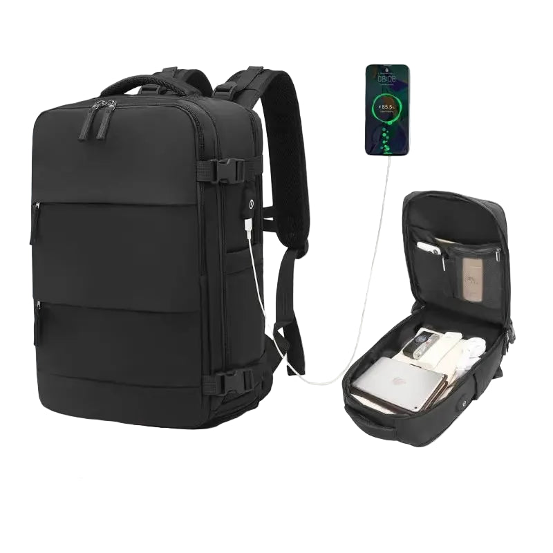 Sac à dos de voyage bagage à main 25L avec compartiment pour ordinateur portable et compartiment à chaussures-Weight week-end léger pour le sport et les voyages (42x30x20 cm)