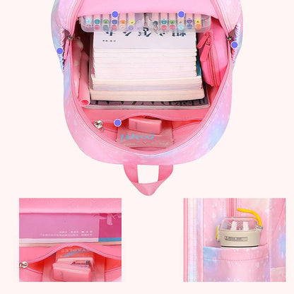 Sac à dos rose de grande capacité pour fille, Nouvelle mode