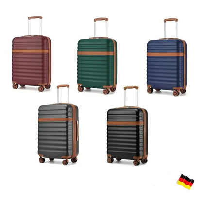 Étui rigide KONO ABS + PC à 4 roues, bagage/valise à main avec chariot à verrouillage TSA (55/65/75 cm)