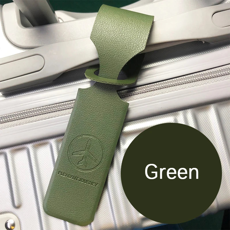 PU Leather Luggage Tag