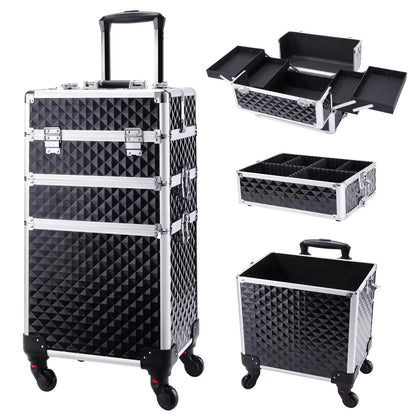 Trousse de maquillage roulante 3 en 1
