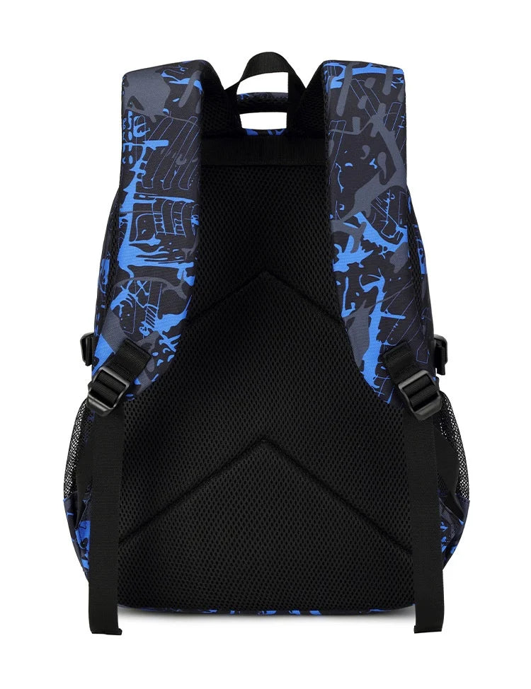 Sac à dos pour garçon avec sac à déjeuner et trousse à crayons 3 pièces