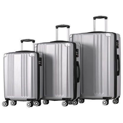 Ensemble de 3 pièces chariot ABS dur 20", 24", 28"