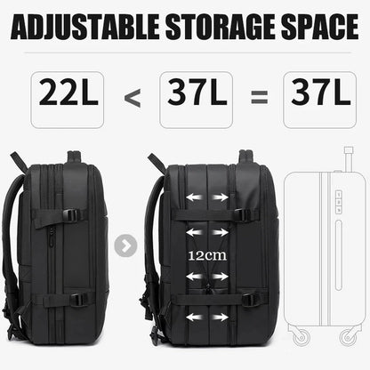 Business travel backpack