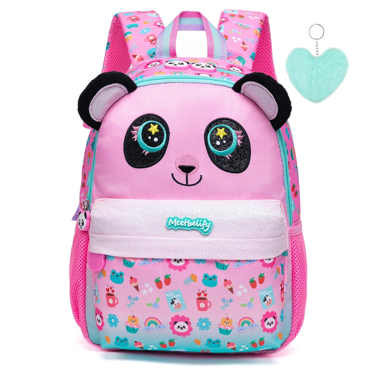 Sac à dos mignon de 13 pouces avec petit pendentif