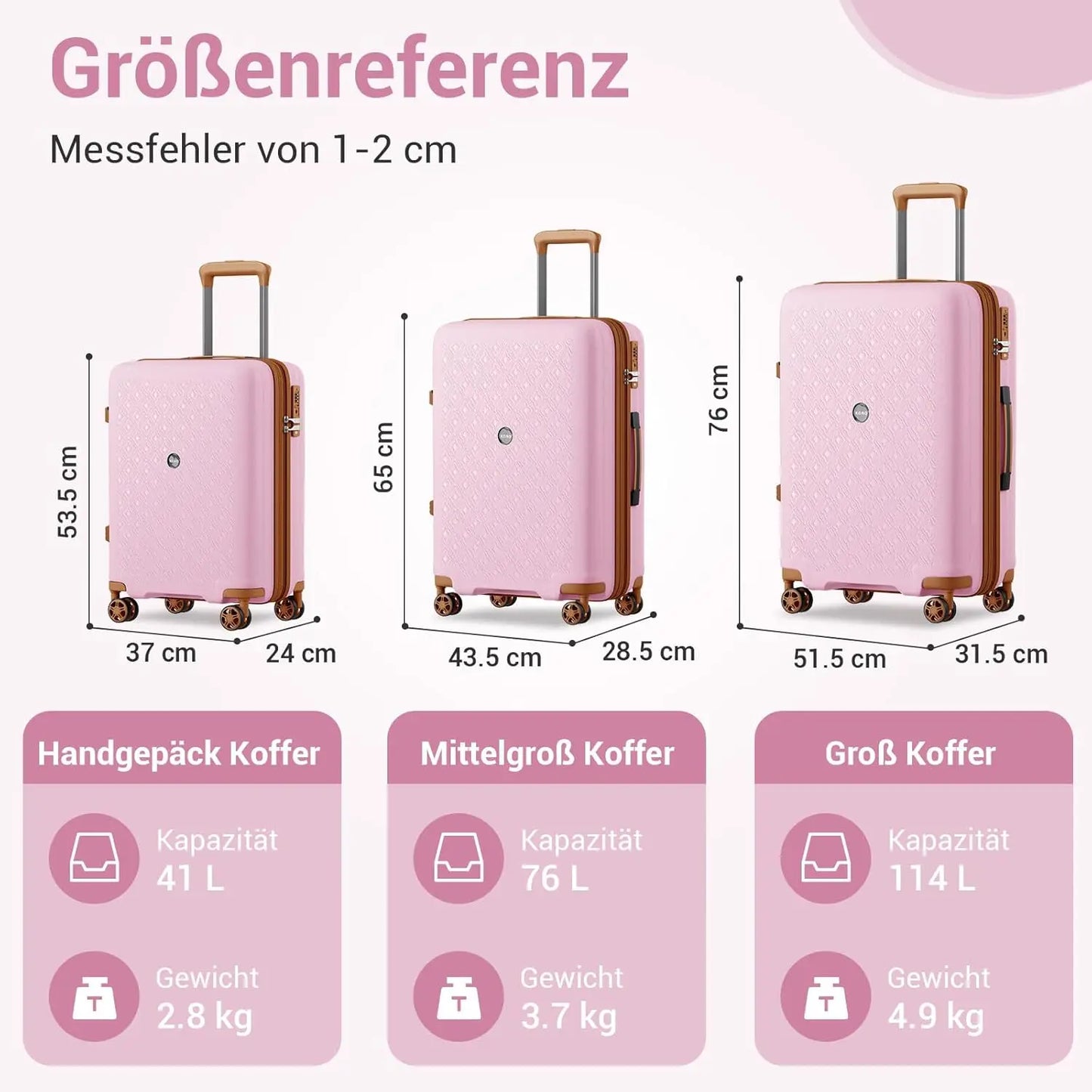 Étui rigide en polypropylène, extensible, léger et robuste