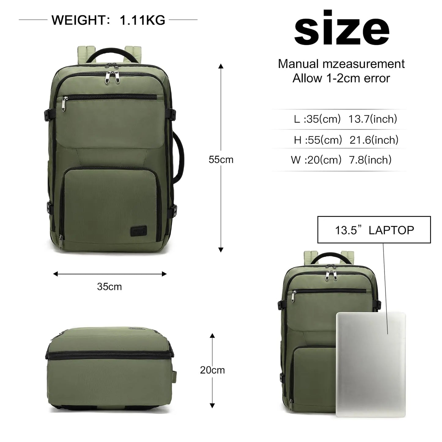 Sac à dos de voyage imperméable et résistant