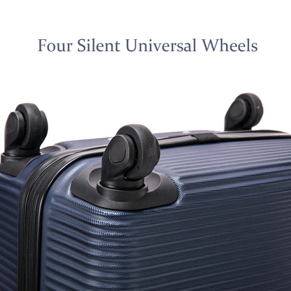 Valise de voyage à roulette, ensemble 4 pièces