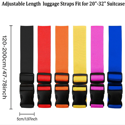 Sangles de bagages de forme droite pour valise