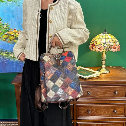 Sac à dos en cuir PU