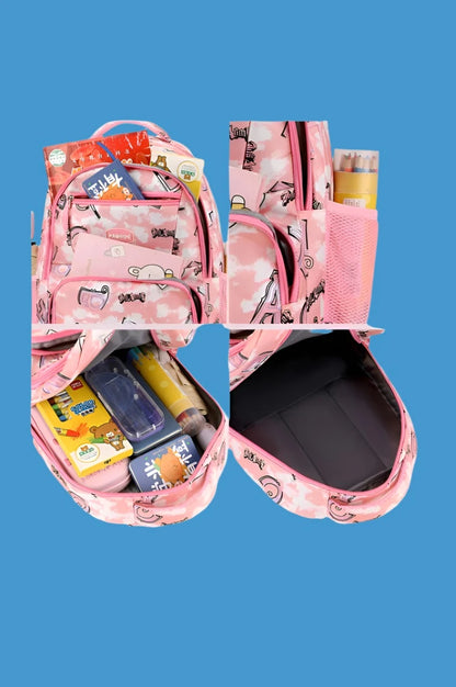 Sac à Dos d'École Primaire Orth4WD pour Enfant Fille, Cartable de Princesse