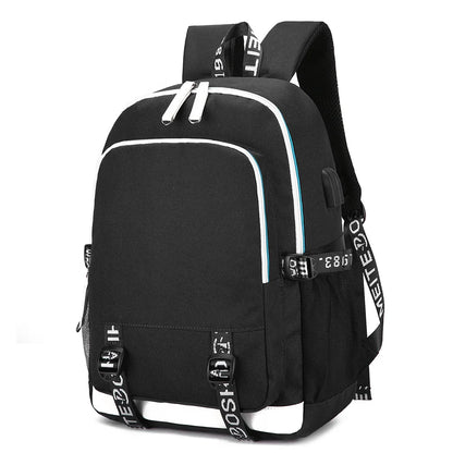 Sac à dos mignon, pour l'école, étudiant, chargeur USB, pour ordinateur portable, garçons et filles, voyage quotidien, adolescent, collège, The battle cats