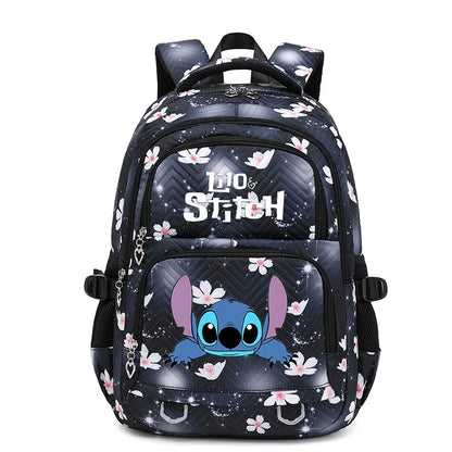 Sac à Dos Étanche Disney CAN o Stitch pour Femme, Cartable de Voyage pour Adolescentes noir