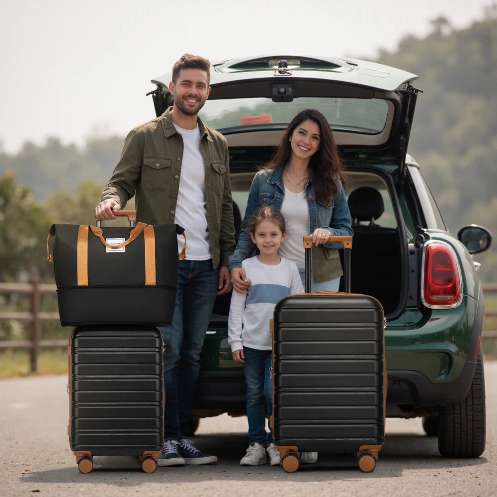 Ensemble de bagages 6 pièces avec sacs de voyage