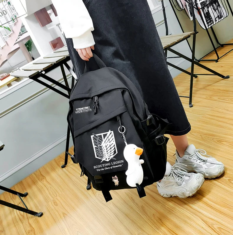 Anime Shingeki no Kyojin Nylon Backpack