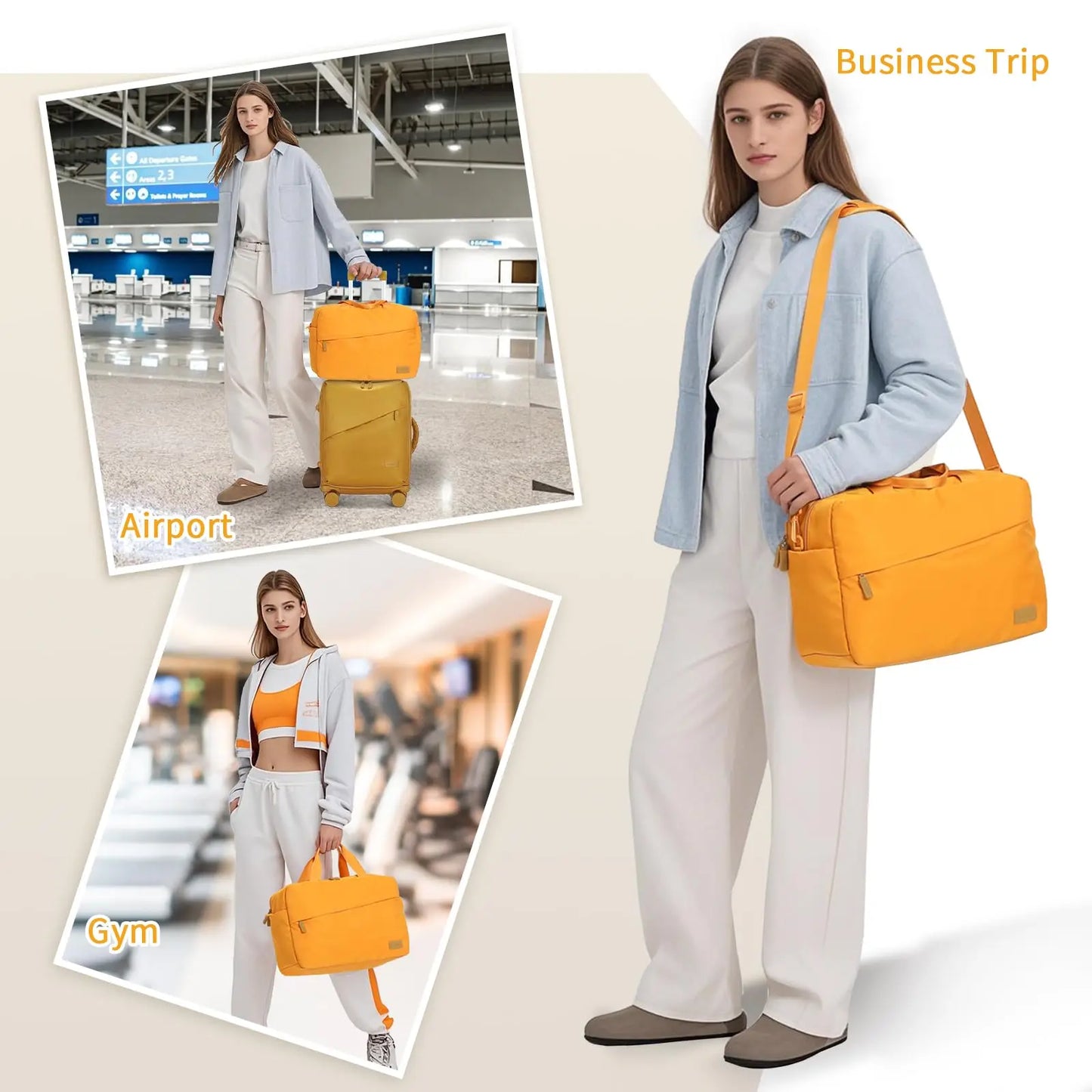 Sac de voyage léger avec étui pour ordinateur portable