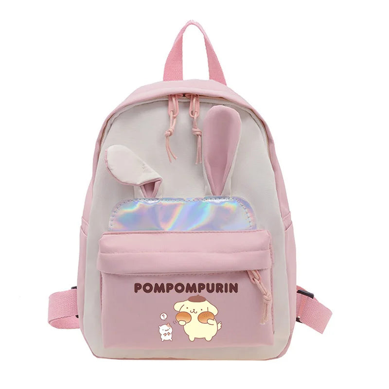 Pompompurin sac à dos d'école orthopédique avec oreilles de lapin