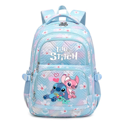 Sac à Dos Étanche Disney CAN o Stitch pour Femme, Cartable de Voyage pour Adolescentes