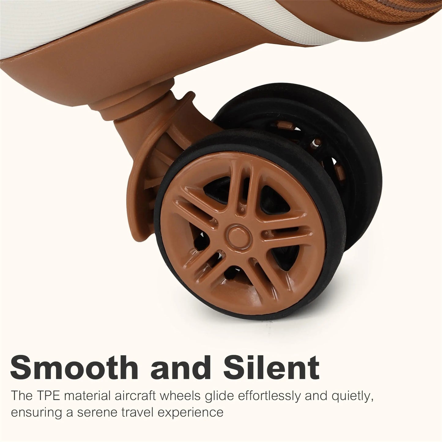 Étui rigide ABS + PC à 4 roulettes