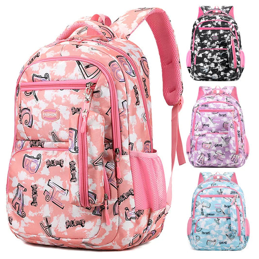 Sac à Dos d'École Primaire Orth4WD pour Enfant Fille, Cartable de Princesse