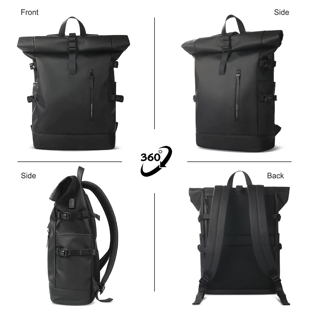 Large Capacity Expandable Waterproof Travel Backpack